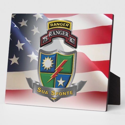 75e Ranger Regiment Fotoplaat (Zijkant)