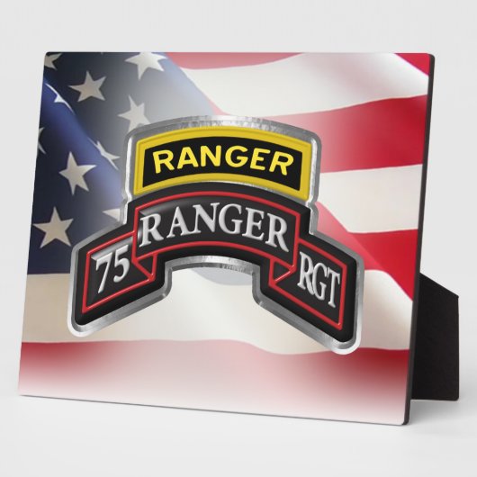 75e Ranger Regiment Fotoplaat (Zijkant)