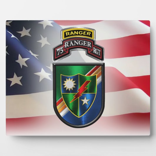 75e Ranger Regiment Fotoplaat (Voorkant)