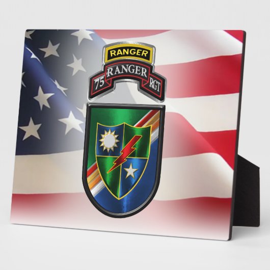 75e Ranger Regiment Fotoplaat (Zijkant)