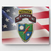 75e Ranger Regiment Fotoplaat (Voorkant)