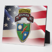 75e Ranger Regiment Fotoplaat (Zijkant)