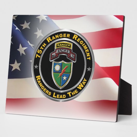 75e Ranger Regiment Fotoplaat (Zijkant)