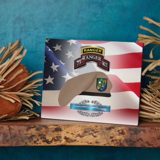 75e Ranger Regiment Fotoplaat (Zijkant)