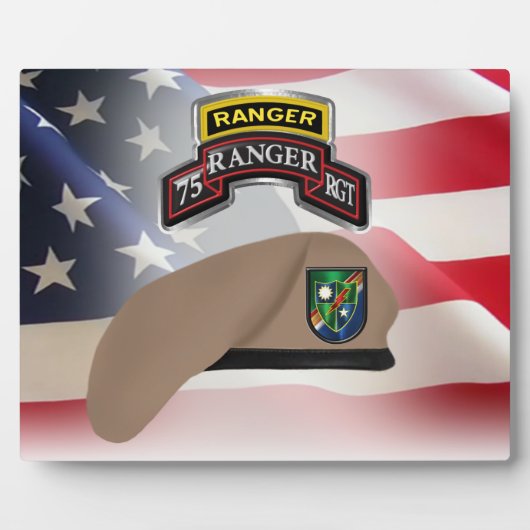 75e Ranger Regiment Fotoplaat (Voorkant)