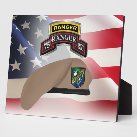 75e Ranger Regiment Fotoplaat (Zijkant)