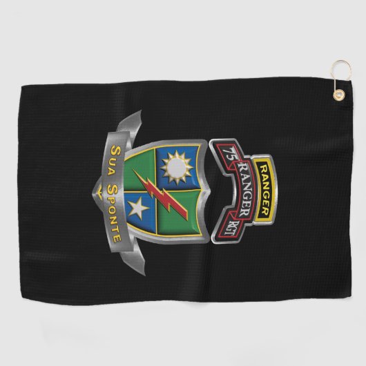 75e Ranger Regiment Golfhanddoek (Horizontaal)