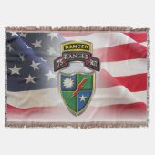 75e Ranger Regiment Iconic TAB! Deken (Voorkant)