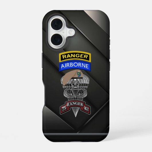 75e Ranger Regiment iPhone 16 Hoesje (Achterkant)