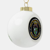 75e Ranger Regiment Keramische Bal Ornament (Links)