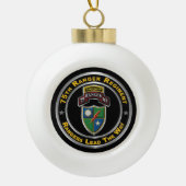 75e Ranger Regiment Keramische Bal Ornament (Voorkant)