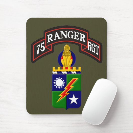 75e Ranger Regiment Muismat (Met muis)