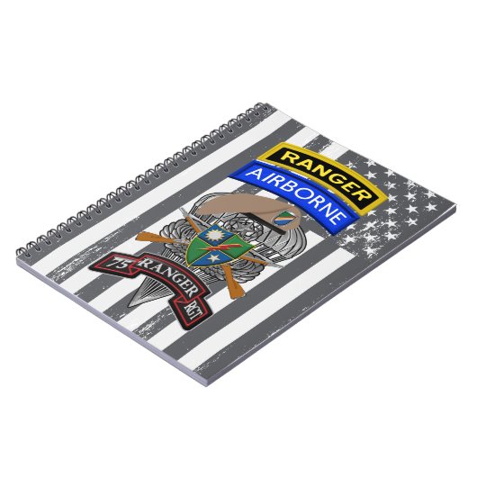 75e Ranger Regiment Notitieboek (Linkerzijde)