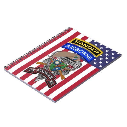 75e Ranger Regiment Notitieboek (Linkerzijde)