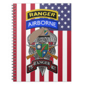 75e Ranger Regiment Notitieboek (Voorkant)