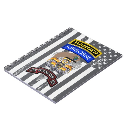 75e Ranger Regiment Notitieboek (Linkerzijde)