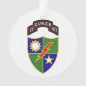 75e Ranger Regiment Ornament (voorkant)
