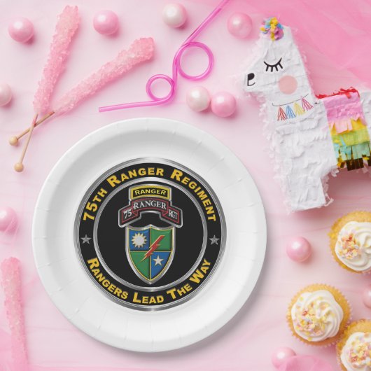 75e Ranger Regiment Papieren Bordje (Feest)