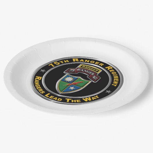 75e Ranger Regiment Papieren Bordje (Gekanteld)