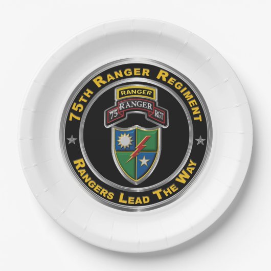 75e Ranger Regiment Papieren Bordje (Voorkant)