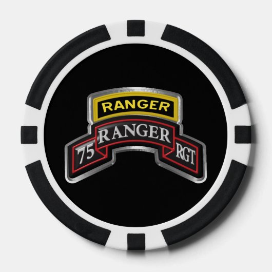 75e Ranger Regiment Poker Chips (Voorkant)