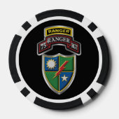 75e Ranger Regiment Poker Chips (Achterkant)