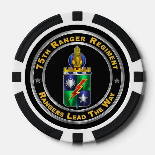 75e Ranger Regiment Poker Chips (Voorkant)