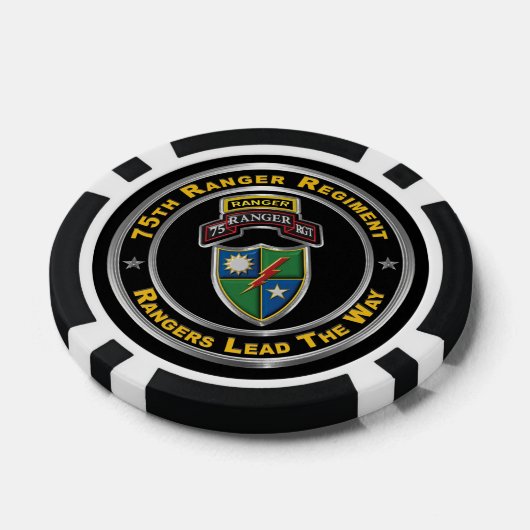 75e Ranger Regiment Poker Chips (Enkel)