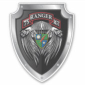 75e Ranger Regiment "Rangers Lead the Way" Sticker (Voorkant)