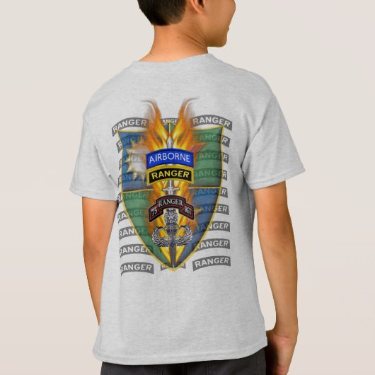 75e Ranger Regiment "Rangers Lead the Way" T-shirt (Achterkant)