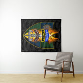 75e Ranger Regiment "Rangers Lead the Way" Wandkleed (In Situ (horizontaal))