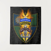 75e Ranger Regiment "Rangers Lead the Way" Wandkleed (Voorkant)