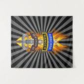 75e Ranger Regiment "Rangers Lead the Way" Wandkleed (Voorkant (horizontaal))