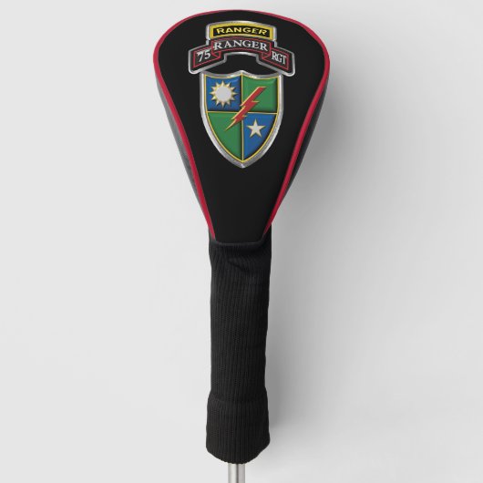 75e Ranger Regiment "Rangers leiden de weg" Golfheadcover (Voorkant)