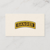 75e Ranger Regiment Rangers-pleister Visitekaartje (Achterkant)