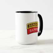 75e Ranger Regiment Sapper Veterans Voetbal Mok (Voorkant rechts)