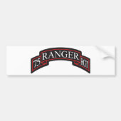 75e Ranger Regiment Scroll Bumpersticker (Voorkant)