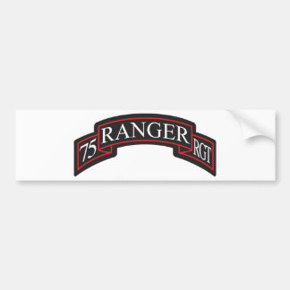 75e Ranger Regiment Scroll Bumpersticker