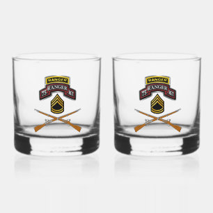 75e Ranger Regiment Sergeant Eerste Klasse Whisky Glas