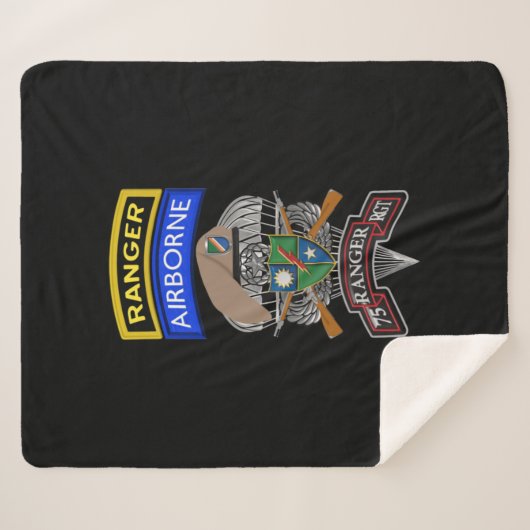 75e Ranger Regiment Sherpa Deken (Voorkant (horizontaal))