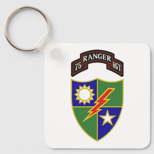 75e Ranger Regiment Sleutelhanger (Voorkant)