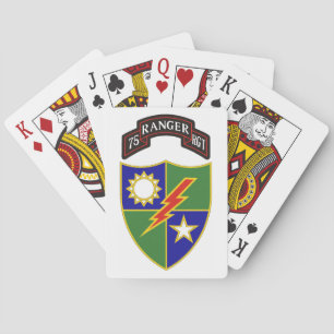 75e Ranger Regiment-speelkaarten Pokerkaarten