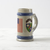 75e Ranger Regiment Stein Bierpul (Voorkant rechts)