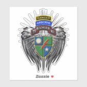 75e Ranger Regiment Sticker (Vel)