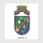 75e Ranger Regiment Sticker (Vel)