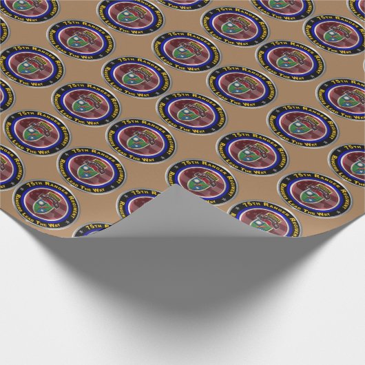 75e Ranger Regiment-Sua Sponte Cadeaupapier (Hoek)