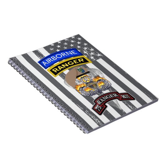 75e Ranger Regiment "Sua Sponte" Notitieboek (Rechterzijde)