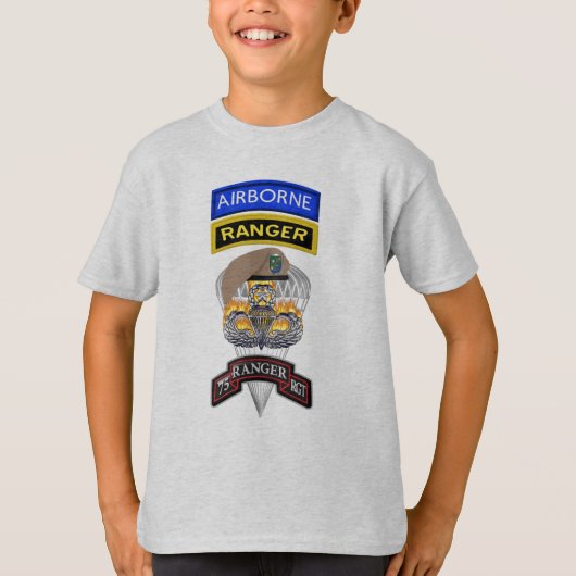 75e Ranger Regiment "Sua Sponte" T-shirt (Voorkant)