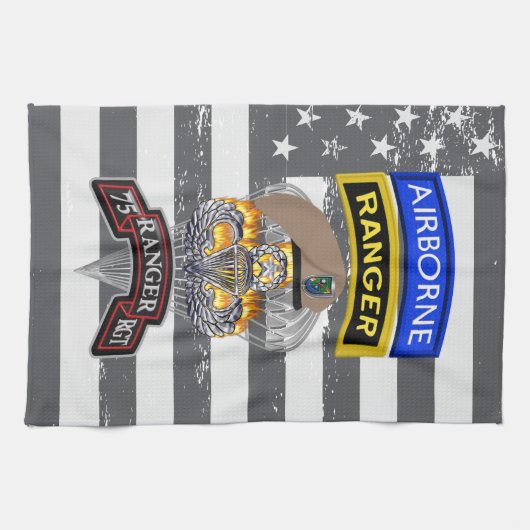 75e Ranger Regiment "Sua Sponte" Theedoek (Horizontaal)