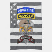 75e Ranger Regiment "Sua Sponte" Theedoek (Verticaal)